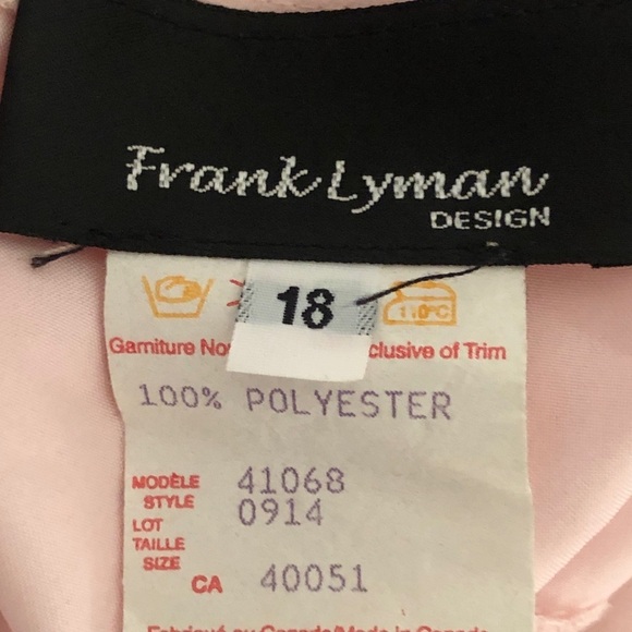 COPY - Womens Pink Sheer with Liner Wide Pants. Size 18 - Picture 6 of 8